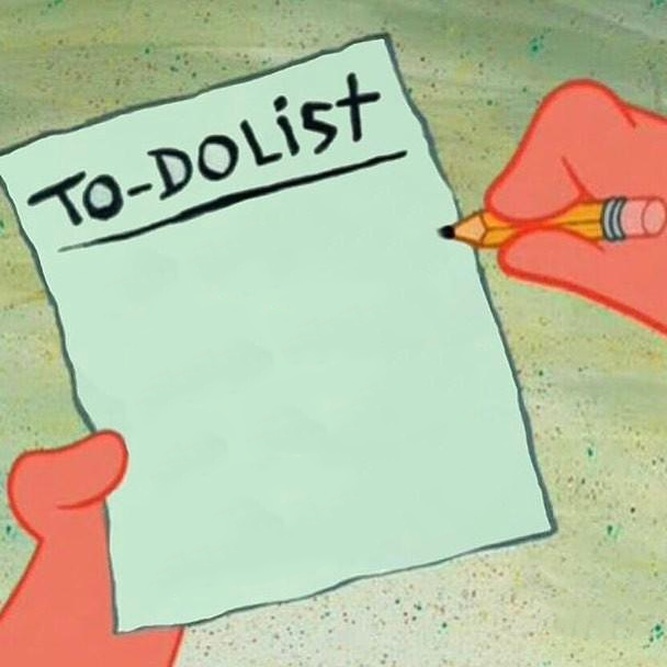 to do list